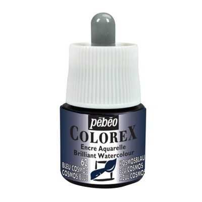 Tinta acuarela Colorex Azul cosmos x45 ml Pebeo