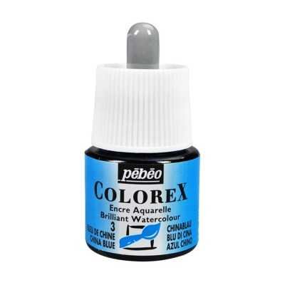 Tinta acuarela Colorex Azul de China x45 ml Pebeo