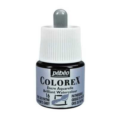 Tinta acuarela Colorex Gris de Payne x45 ml Pebeo