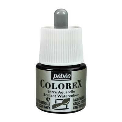 Tinta acuarela Colorex Gris tortola x45 ml Pebeo