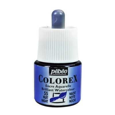 Tinta acuarela Colorex Noche x45 ml Pebeo