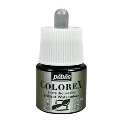 Tinta acuarela Colorex Oliva x45 ml Pebeo