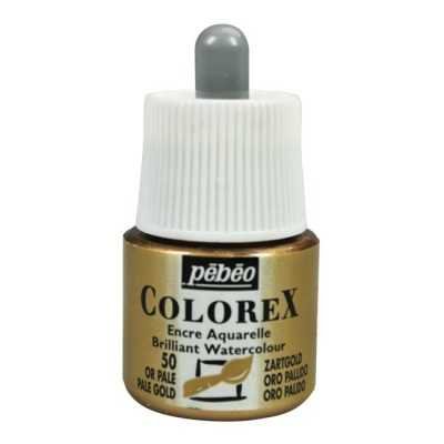 Tinta acuarela Colorex Oro pálido x45 ml Pebeo