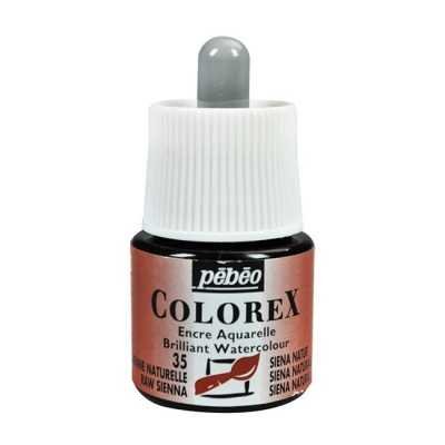 Tinta acuarela Colorex Siena natural x45 ml Pebeo