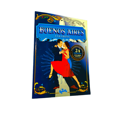 Libro para pintar Buenos Aires x48 páginas Editorial Splash