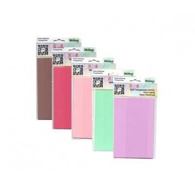 Notas adhesivas 135x90 mm Pastel (traslúcidos) x25 hojas Memo Fix