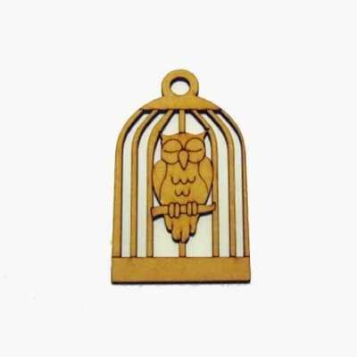 Figura laser Búho 10 cm El Tigre