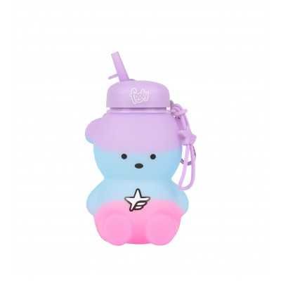 Botella de silicona enrollable 450ml New oso Footy