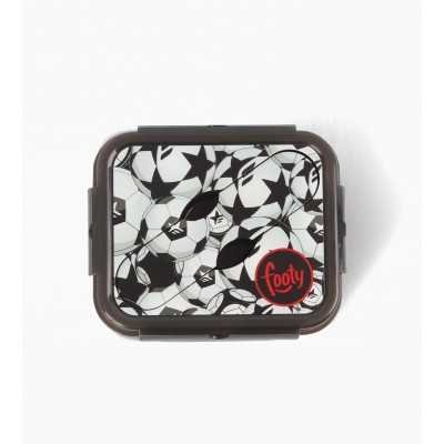 Porta alimentos plastico plegable Futbol contenedor 1 compartimiento Footy