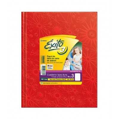Cuaderno tipo ABC rojo x100 hojas rayado Éxito