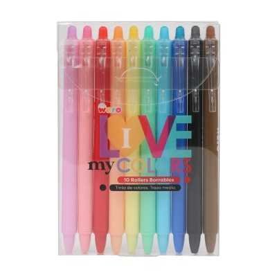 Roller borrable "I love my colors" x 10 unidades Wero