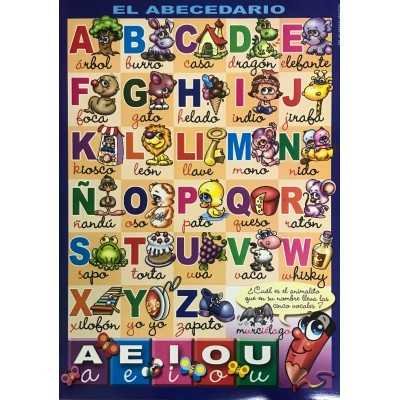Láminas didácticas "EL ABECEDARIO" 24x30 cm