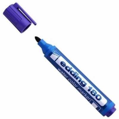 Marcador al agua Art 180 VIOLETA punta redonda Edding