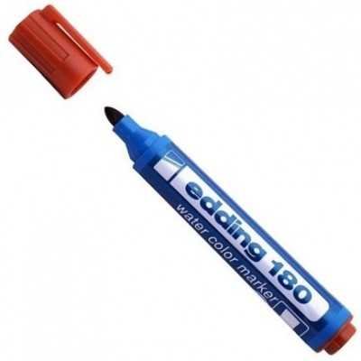 Marcador al agua Art 180 MARRON punta redonda Edding