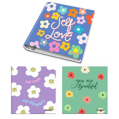 Carpeta 3 anillos de 40 mm carton Daisy Asamblea