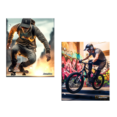 Carpeta Nº 3 dos tapas Urban style 2 cartone Asamblea