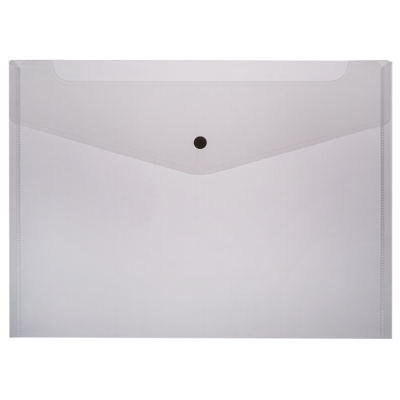 Sobre plástico A3 con cierre botón Rideo