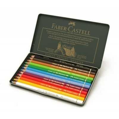 Lápices Polychromos x12 colores lata Faber-Castell