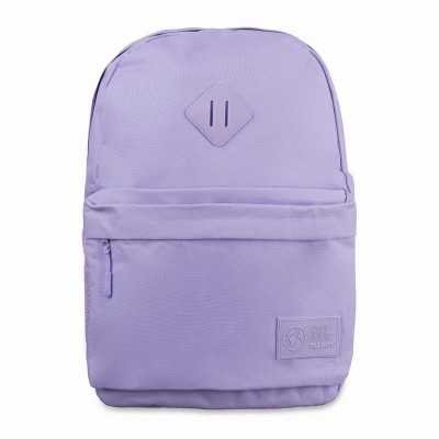 Mochila espalda lisa Lavanda 43,5 cm con 2 Cierres Talbot