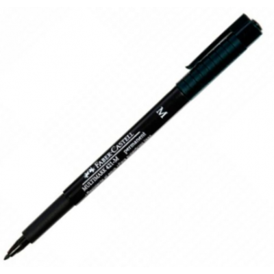 Marcador permanente Multimark 421-M NEGRO medio Faber Castell