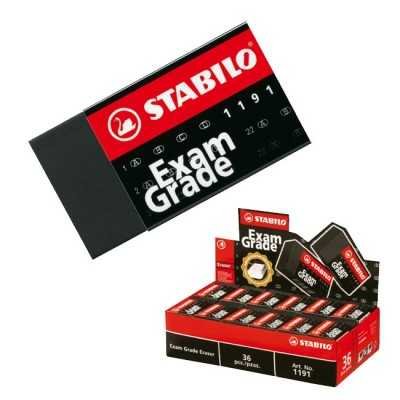 Goma grande Exam negra Stabilo