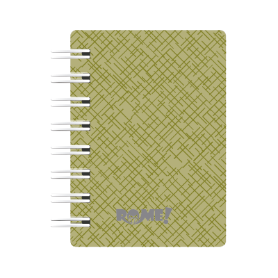 Libreta A7 cartone mosaico x 90 hojas rayadas Rome