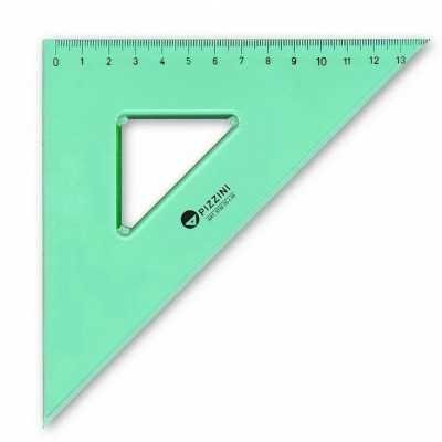Escuadra de 20 cm x 45º Verde Pizzini