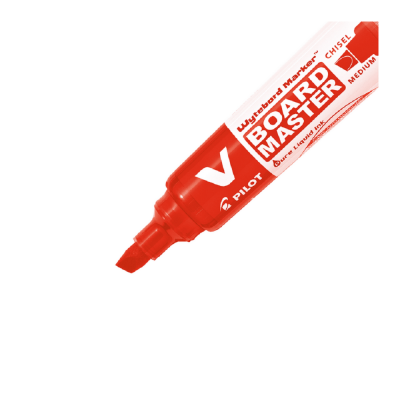 Marcador para pizarra recargable rojo punta biselada Pilot