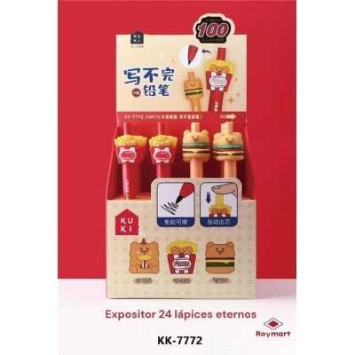 Lápiz infinito Fast food x unidad