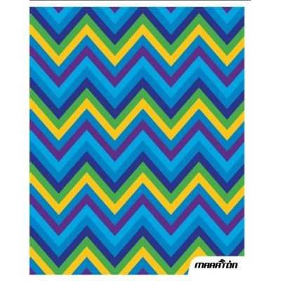 Cuaderno 16x21cm tapa flexible x 48 hojas cuadriculado Maraton