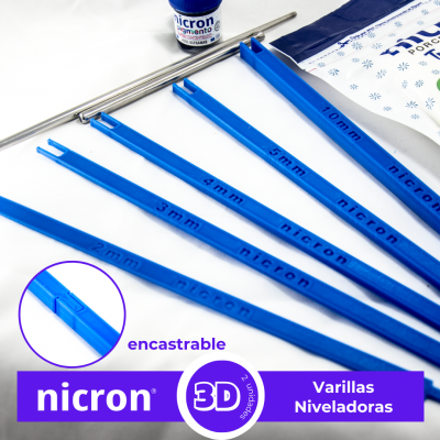 Cortantes para masas Pack de varillas niveladoras Nicron