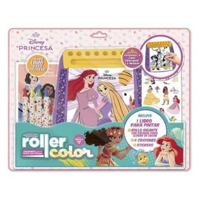 Libro para pintar + rollo Princesas Vertice