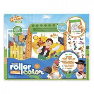 Libro para pintar + rollo La granja de Zenon Vertice