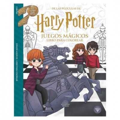 Libro Harry Potter coloring juegos magicos Vertice