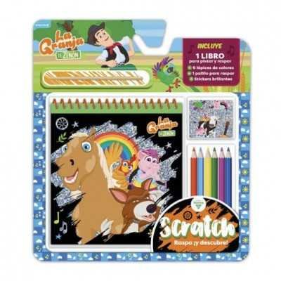 Libro para pintar Skratch La granja de Zenon Vertice