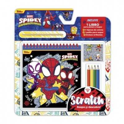 Libro para pintar Spidey & friends Vertice