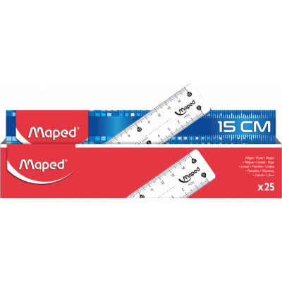 Regla 15cm blister Maped