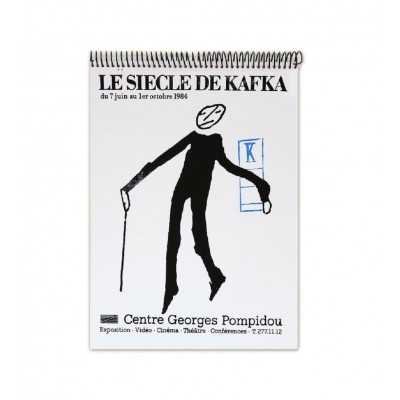 Block Boceto doble oficio de 120 gramos K Azul espiralado Kafka