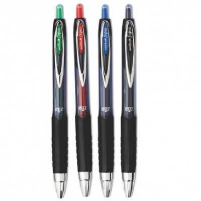 Roller gel 0.7 mm Needle rojo UB-207 retráctil Uni-ball