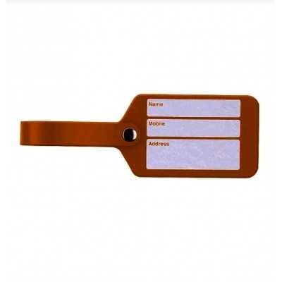 Tag de valija Urban simple matone cuero reciclado Vacavaliente