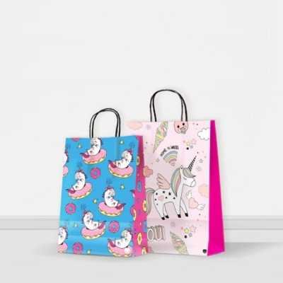 Bolsa regalo luna Unicorn 22x10x30 cm Premium Pack