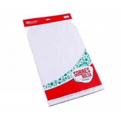 Sobre bolsa blanco 27x37 cm 80 grs x 10 unidades Medoro