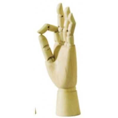 Mano articulada femenina Izquierda de 25 cm Ibico