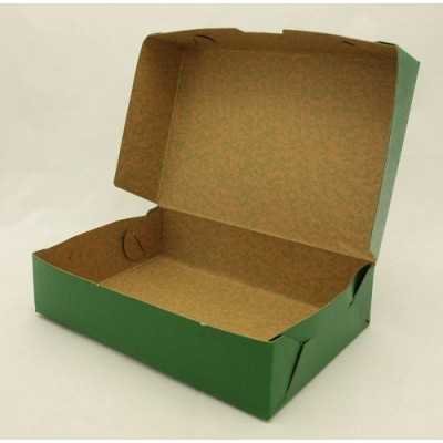 Caja oficio 9 cm tapa volcada color Fibracap Bordo