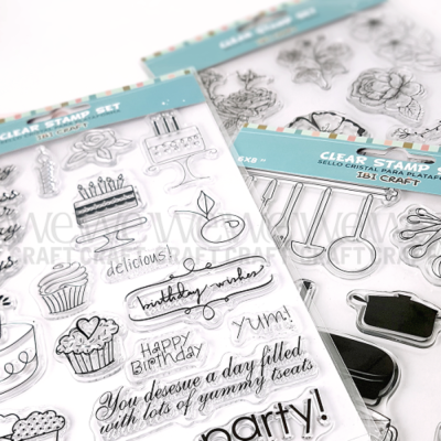 Plantilla 5" texturado 2D Estrellas Ibicraft