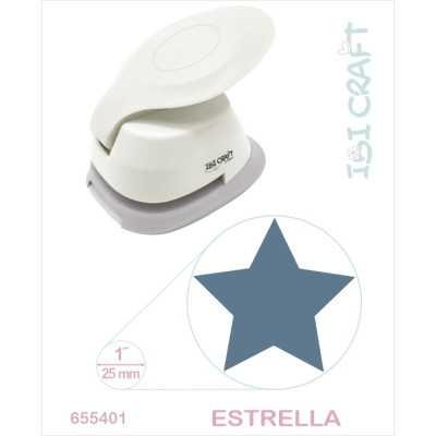 Perforadora artística para goma eva 25 mm 1¨ Estrellla Ibicraft