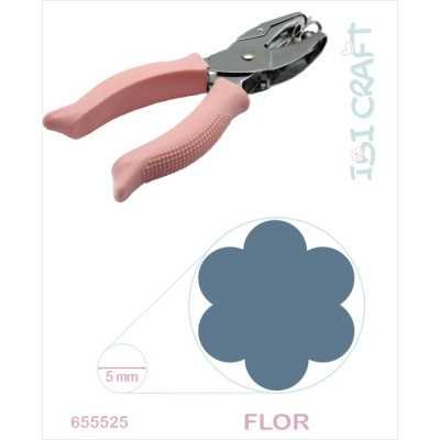 Perforadora pinza Flor 5 mm Ibicraft