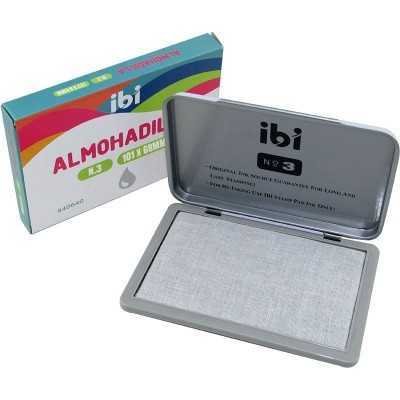 Almohadilla para sellos metálica N°2 sin tinta 122x84 mm Ibi
