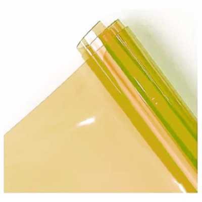 Hojas simil acetato color Amarillo 35x50cm 200 micrones Self