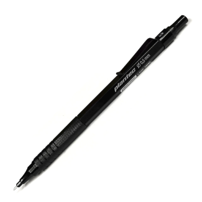 Portaminas profesional 0,5 mm Mod 19581 con grip de metal y cuerpo hexagonal Plantec